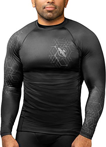 Hayabusa Rashguard, L/S, GEO, grau Größe M von Hayabusa