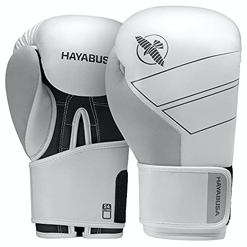 Hayabusa S4 Boxhandschuhe männer Damen aus echtes Leder - Weiß, 14oz von Hayabusa