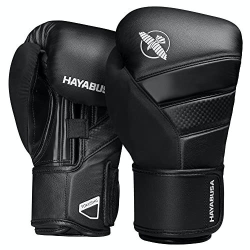 Hayabusa T3 Boxhandschuhe Boxhandschuhe Damen Herren - Schwarz, 16oz von Hayabusa