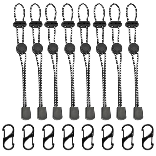 Hayaww 8 Stück Rucksack Wanderstock Halter,Trekking Wanderstock Befestigungsschnur Seil,Rucksack Spazierstock Halter,8 pcs 40 mm S Karabiner klein,schlüssel karabiner,karabinerhaken Hayaww 8 Stück Rucksack Wanderstock Halter,Trekking Wanderstock Befestigungsschnur Seil,Rucksack Spazierstock Halter,8 pcs 40 mm S Karabiner klein,schlüssel karabiner,karabinerhaken von Hayaww