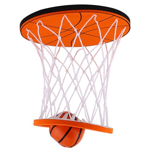 Mini Basketball Hoop Indoor Basketball Selbstklebender Kinder Basketball Hoop für Schlafzimmer Decken Indoor Basketballspiel Indoor Basketball Hoop, Basketballgeschenke von Hbbgdiy