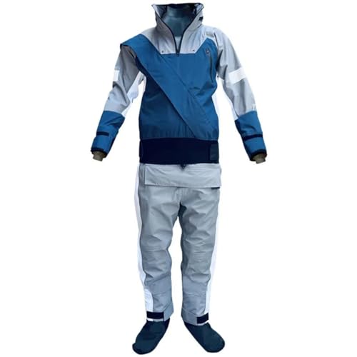 Hcclijo Männer Trockenanzug Kajak Trockenanzüge Kaltwasser Rafting Segeln Schwimmen Überleben SUP Paddeln Warm Wasserdicht Blue XL Hcclijo Männer Trockenanzug Kajak Trockenanzüge Kaltwasser Rafting Segeln Schwimmen Überleben SUP Paddeln Warm Wasserdicht Blue XL von Hcclijo