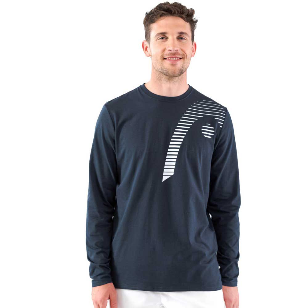 Head Racket Club 21 Cliff Long Sleeve T-shirt Blau M Mann von Head Racket