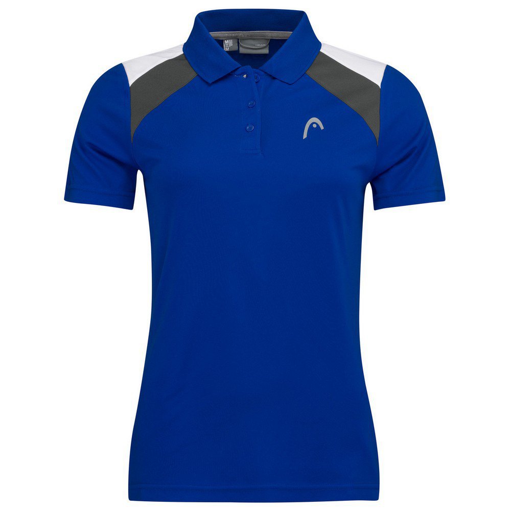 Head Racket Club 22 Short Sleeve Polo Blau 2XL Frau von Head Racket