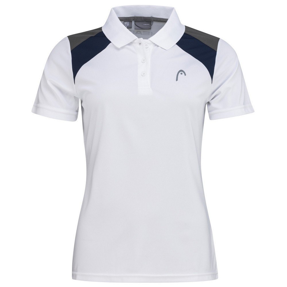 Head Racket Club 22 Short Sleeve Polo Weiß M Frau von Head Racket