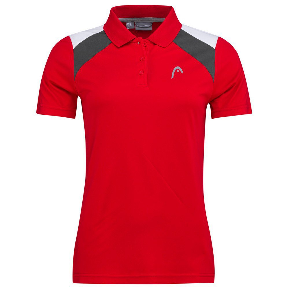 Head Racket Club 22 Short Sleeve Polo Rot 3XL Frau von Head Racket