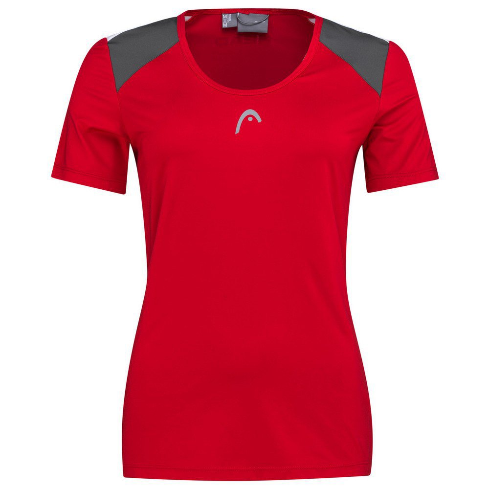 Head Racket Club 22 Short Sleeve T-shirt Rot 2XL Frau von Head Racket