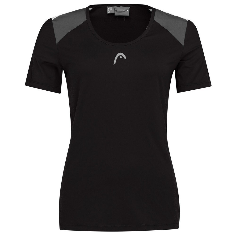 Head Racket Club 22 Short Sleeve T-shirt Schwarz 3XL Frau von Head Racket