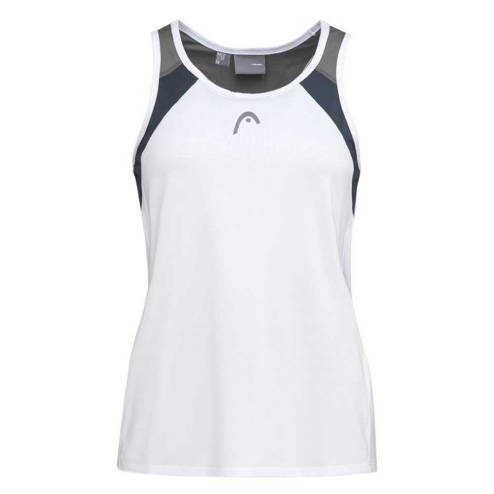 Head Racket Club 22 Sleeveless T-shirt Weiß M Frau von Head Racket