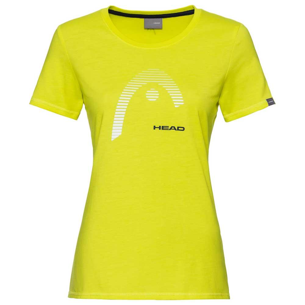 Head Racket Club Lara Short Sleeve T-shirt Gelb XS Frau von Head Racket