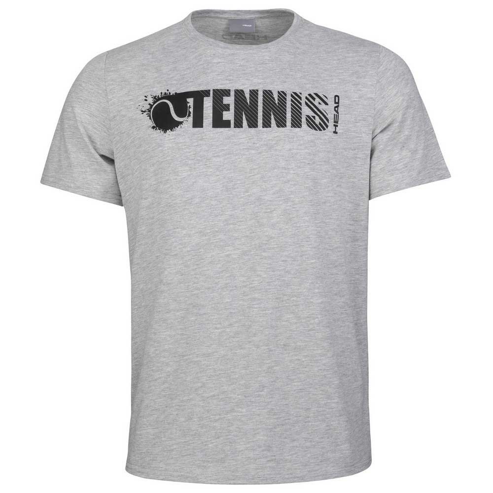 Head Racket Font Short Sleeve T-shirt Grau 2XL Mann von Head Racket