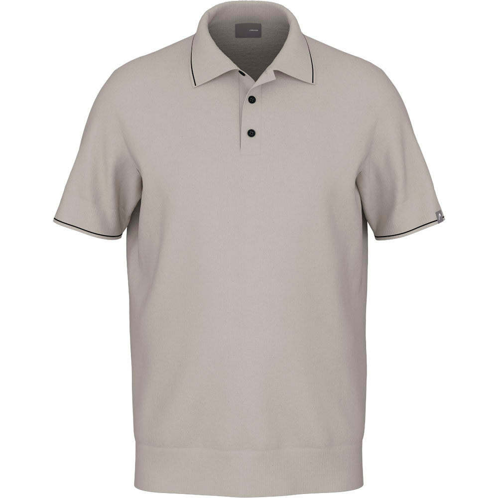 Head Racket Knit Short Sleeve Polo Beige L Mann von Head Racket