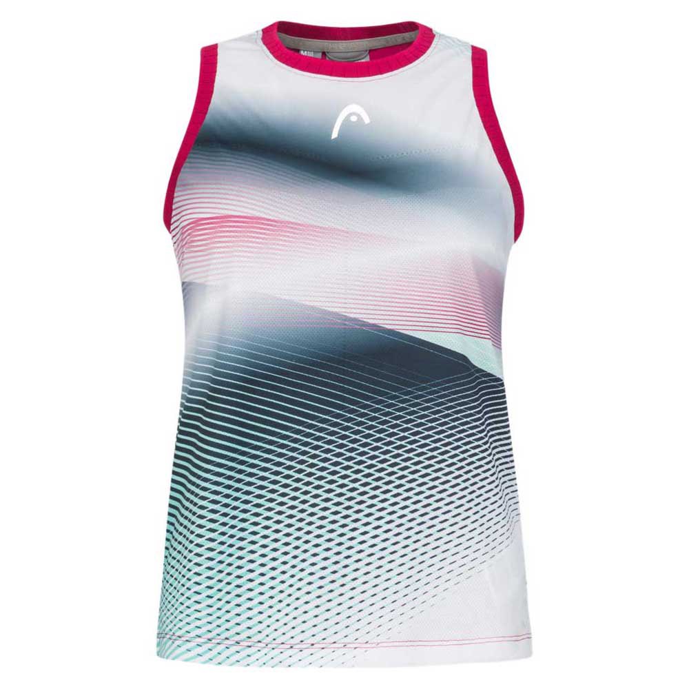 Head Racket Performance Sleeveless T-shirt Weiß,Blau S Frau von Head Racket