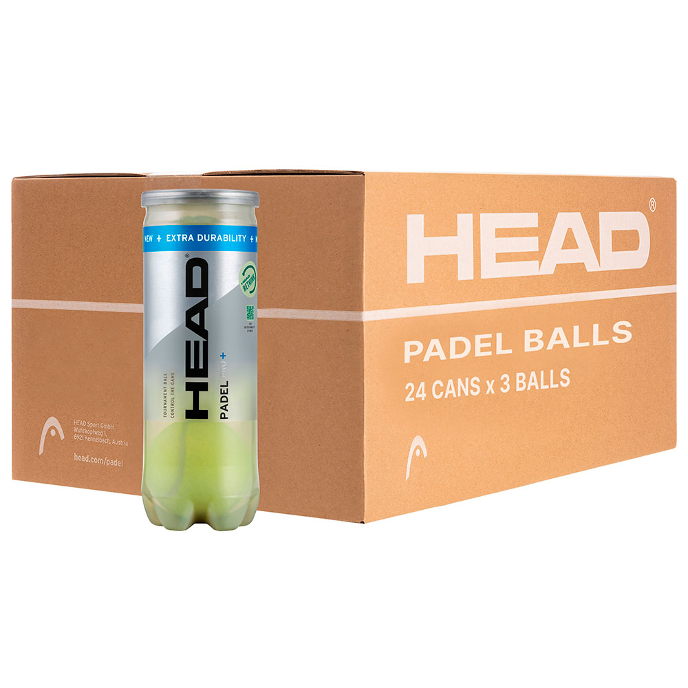 Head Racket Pro+ Padel Balls Box Durchsichtig 24 x 3 Balls Head Racket Pro+ Padel Balls Box Durchsichtig 24 x 3 Balls von Head Racket