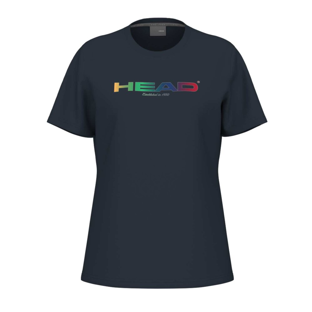 Head Racket Rainbow Short Sleeve T-shirt Blau L Frau von Head Racket