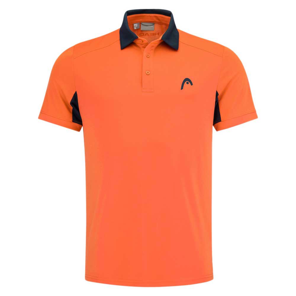 Head Racket Slice Short Sleeve Polo Orange M Mann von Head Racket