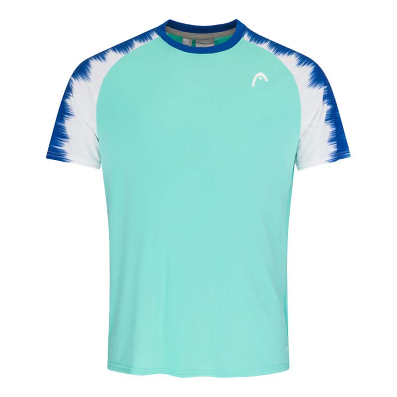 Head Racket Topspin Short Sleeve T-shirt Grün,Blau L Mann von Head Racket