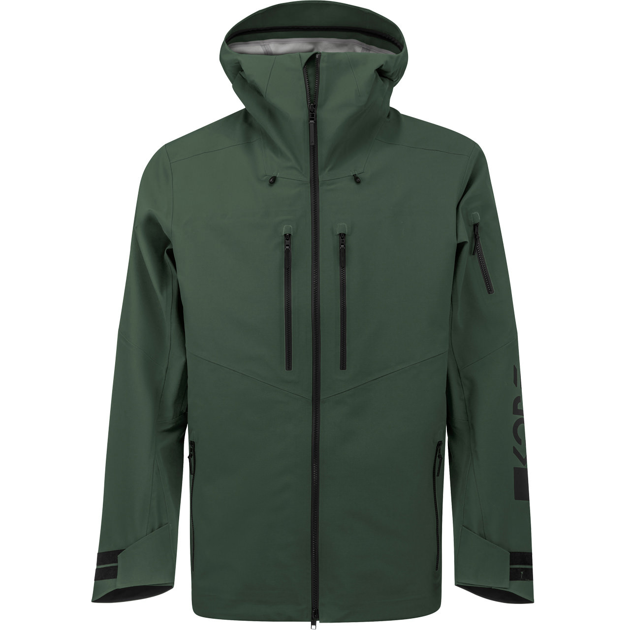 Head Skiwear Herren unwattierte lange Shell Jacke KORE thyme green von Head Skiwear