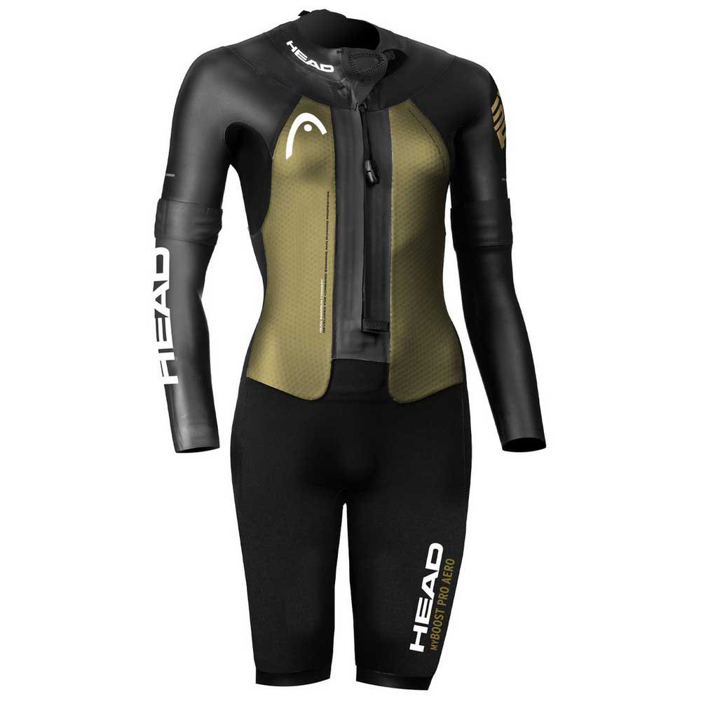 Head Swimming Myboost Pro Aero 4/2/1.5 Mm Shorty Schwarz,Grau,Golden XL Frau Head Swimming Myboost Pro Aero 4/2/1.5 Mm Shorty Schwarz,Grau,Golden XL Frau von Head Swimming