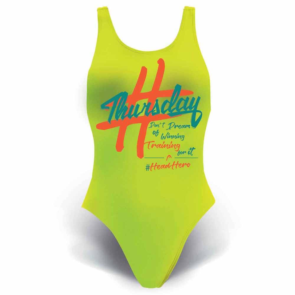 Head Swimming Swimweek Swimsuit Grün IT 42 Frau von Head Swimming