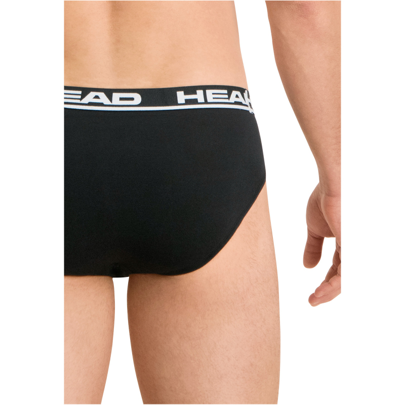 2er Pack HEAD Basic Slip Herren black L von Head