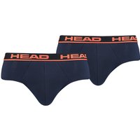 2er Pack HEAD Basic Slip Herren blue/orange XL 2er Pack HEAD Basic Slip Herren blue/orange XL von Head