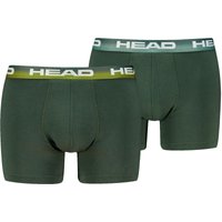 2er Pack HEAD elastische Print Boxershorts Herren 001 - thyme XL von Head