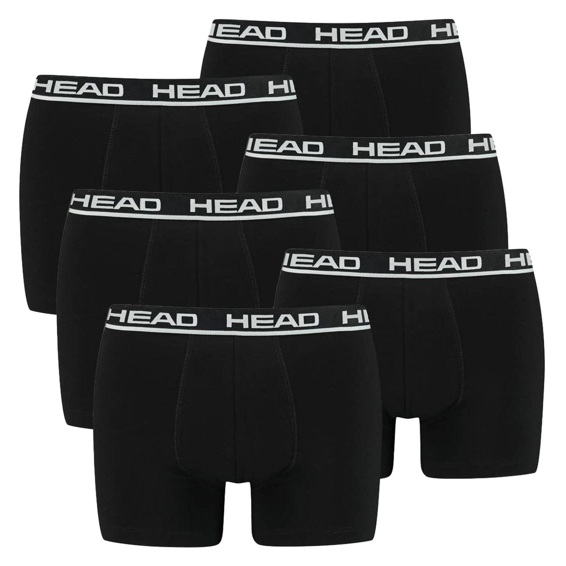 Boxershort Herren 6er Pack Stretch-Basic Boxer 2P von Head