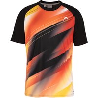 HEAD DTB Topspin T-Shirt Herren in schwarz, Größe: L von Head