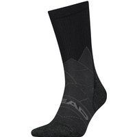 HEAD Hiking Trekkingsocken black/red 39-42 von Head