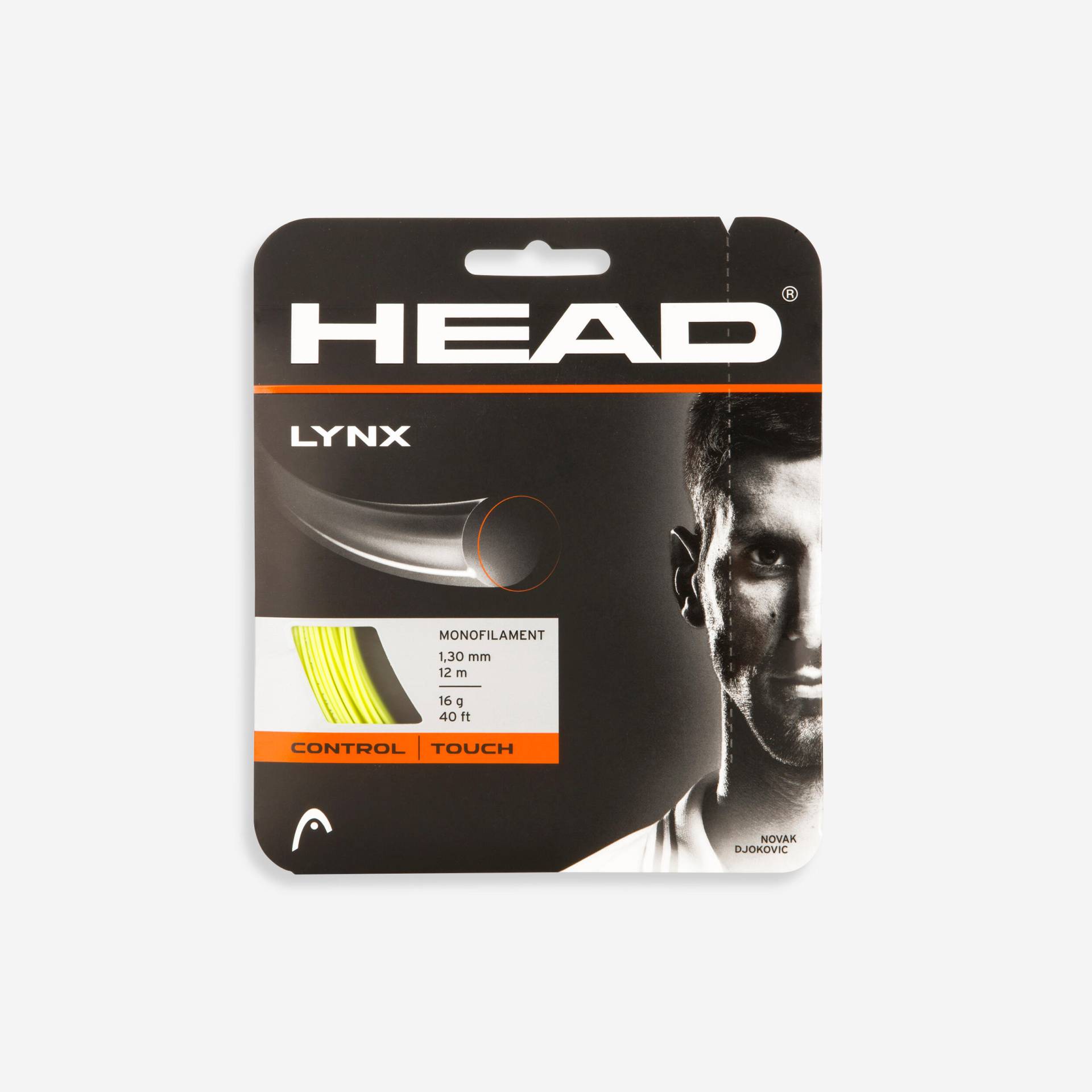 HEAD Monofaser Tennissaite 1.30 mm - Lynx gelb HEAD Monofaser Tennissaite 1.30 mm - Lynx gelb von Head