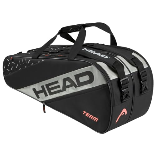 HEAD Unisex-Adult Team Racquet Bag L Tennistasche, Schwarz/Ceramic, L HEAD Unisex-Adult Team Racquet Bag L Tennistasche, Schwarz/Ceramic, L von Head