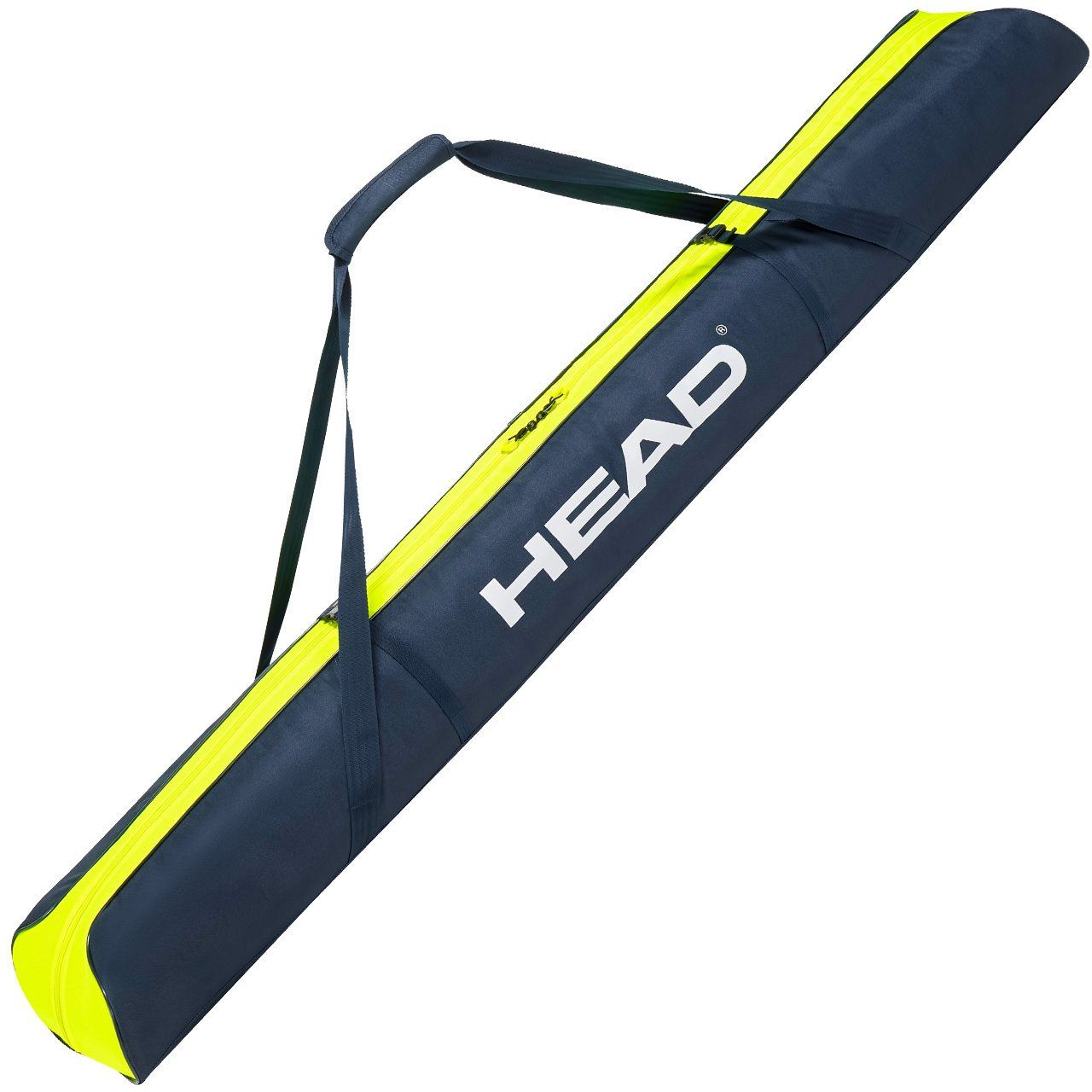 Head Double Skibag 175 cm midnight blue/yellow von Head