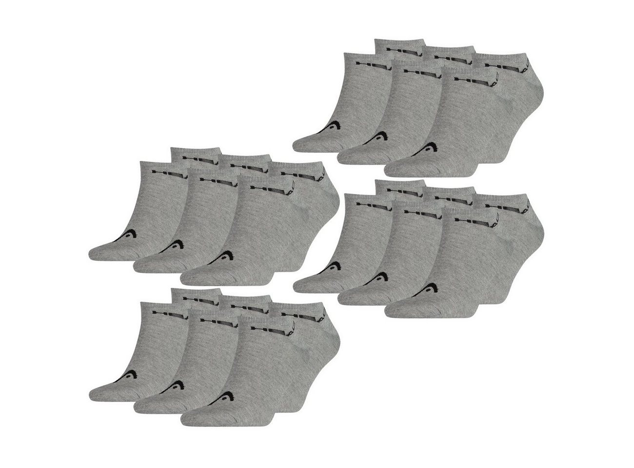 Head Sneakersocken SNEAKER UNISEX - 12er Pack (12-Paar) mit flacher Zehenart von Head