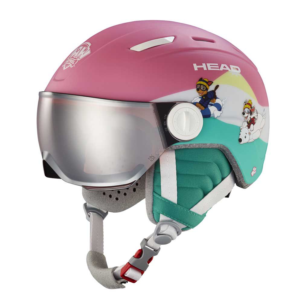 Head Maja Visor Paw Patrol Junior Helmet Rosa 2XS von Head