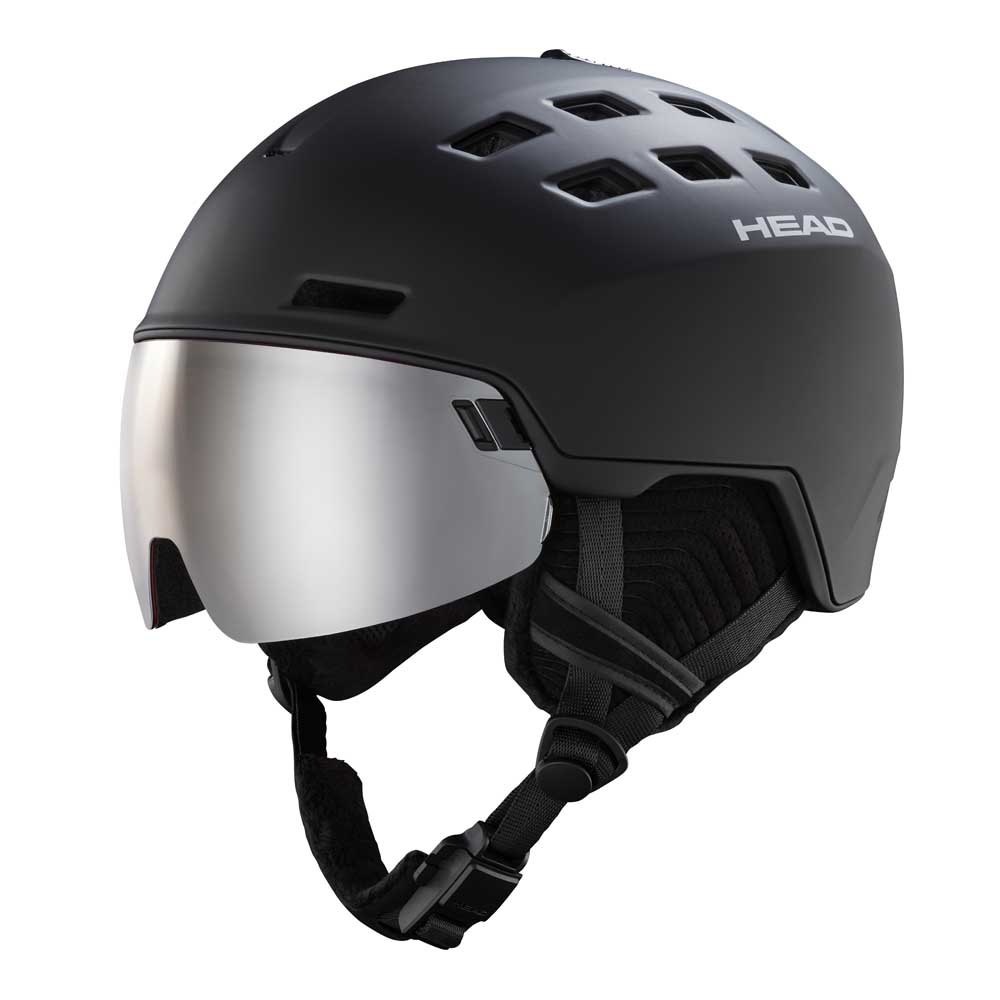 Head Radar Visor Helmet Schwarz M-L / Silver-Red/CAT2 von Head