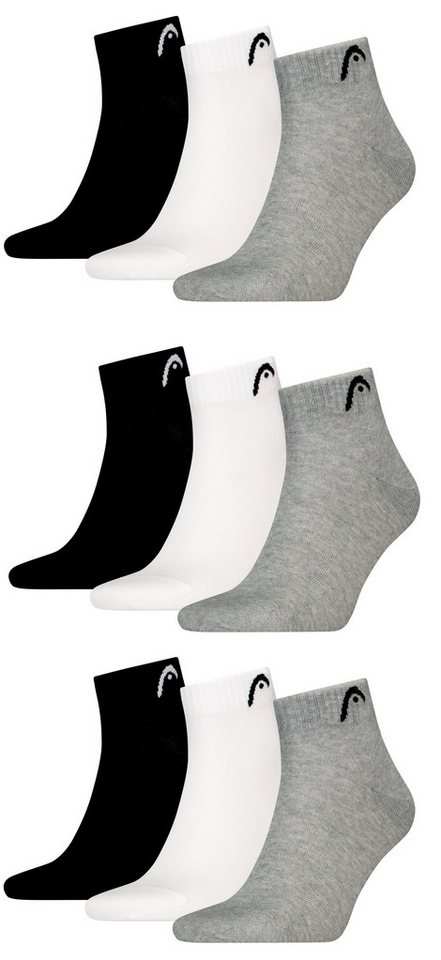 Head Sportsocken HEAD Herren Quarter Sport Socken All Sport 9P (9-Paar, 9er Pack) von Head