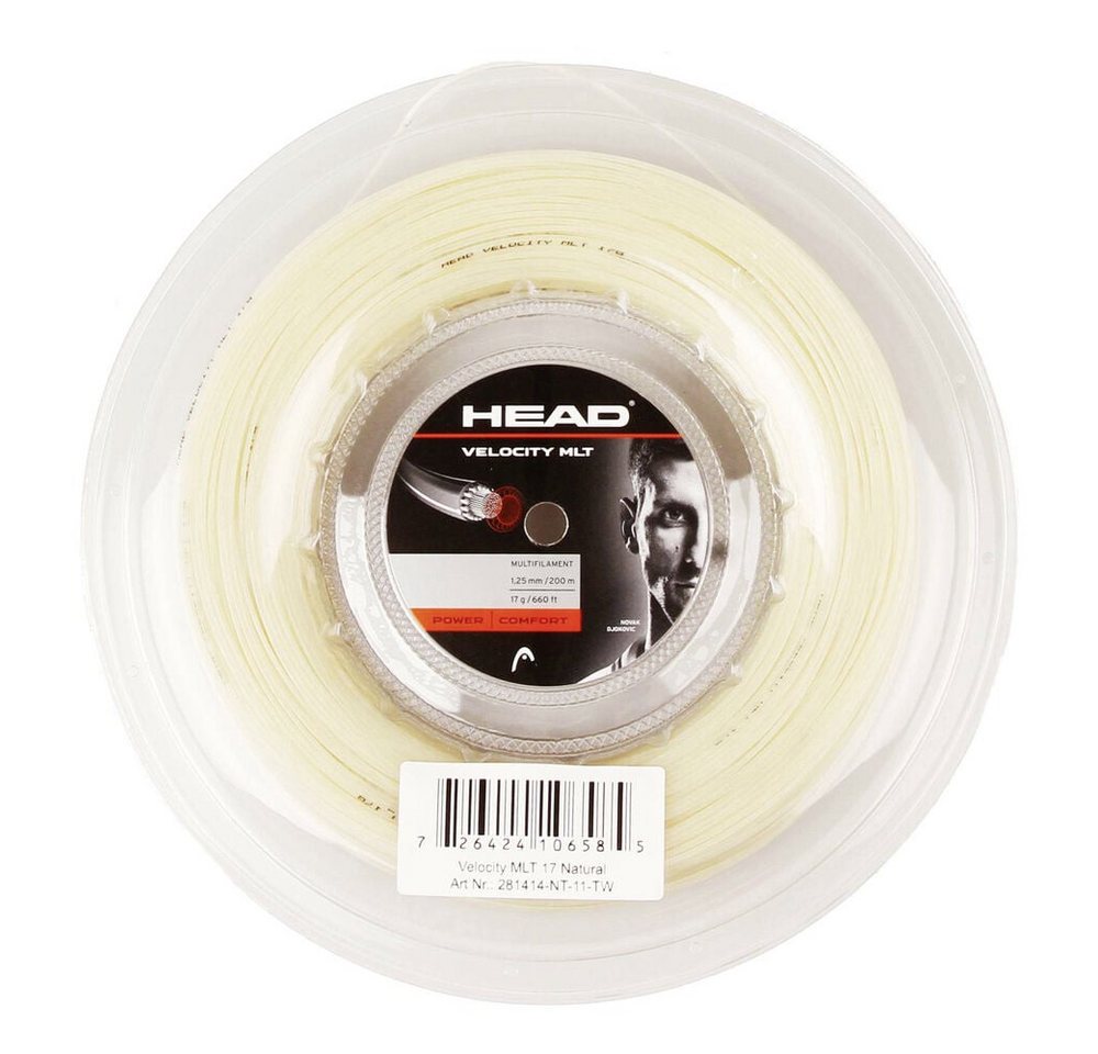 Head Tennissaite Velocity MLT 200m natur Head Tennissaite Velocity MLT 200m natur von Head