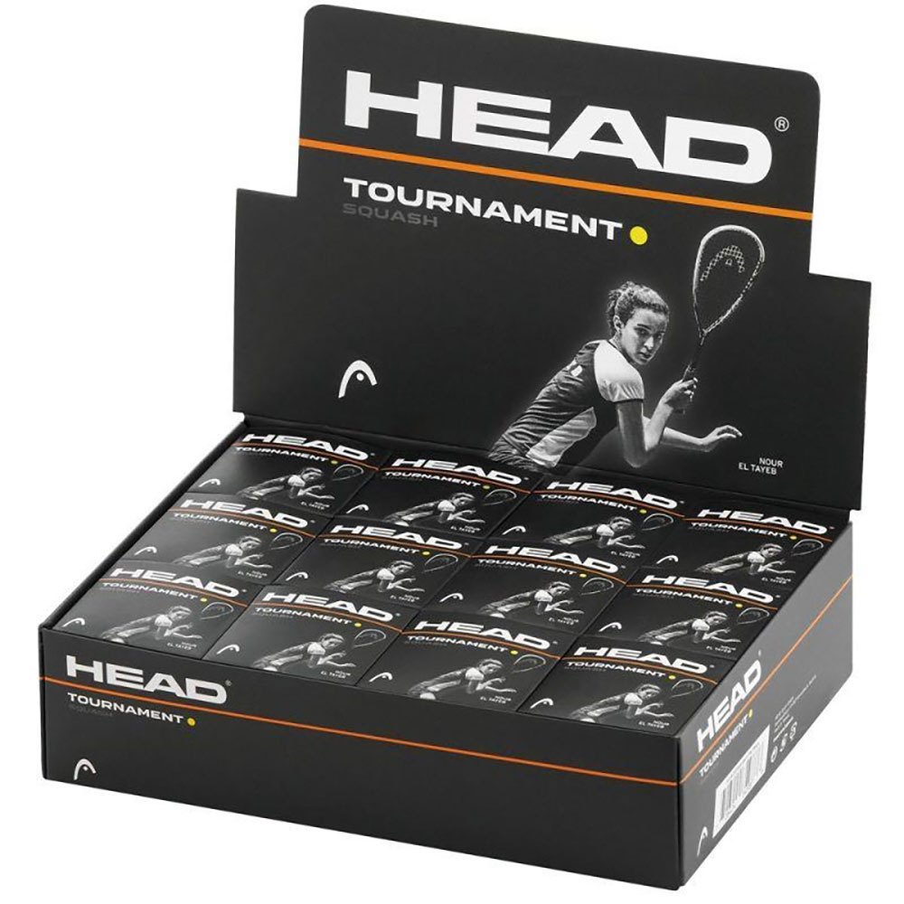 Head Tournament Squash Balls Box Schwarz 12 Balls Head Tournament Squash Balls Box Schwarz 12 Balls von Head