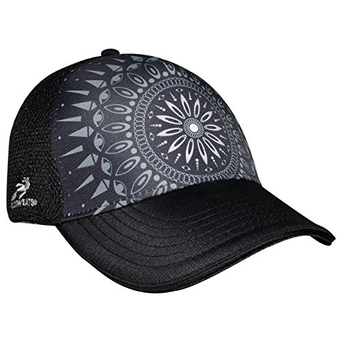 Headsweats Black Haze Trucker-Mütze, 5 Panels, Schwarz, Einheitsgröße von Headsweats