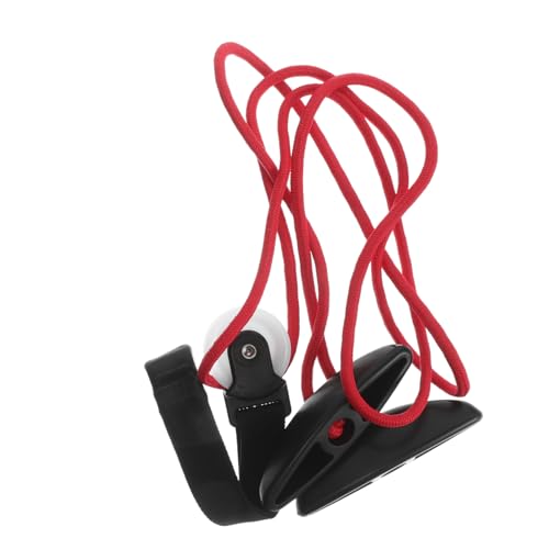 Healeved 1 Satz Schulterrollentrainer widerstandsband über der Schulterriemenscheibe der Tür Indoor-Schultertrainer Indoor-Fitness-Angebot Riemenscheibe für Schultertrainer Nylon rot von Healeved