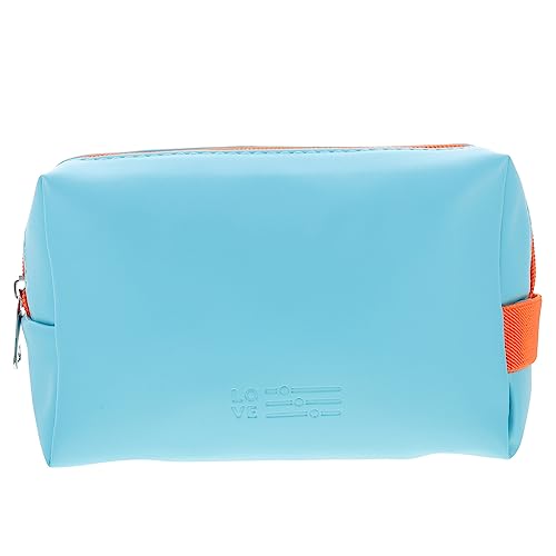 Healeved 4 Stück Kosmetiktasche Mini-Aufbewahrungstasche Schminktaschen für Reisende Frauen Aufbewahrungstasche für Make-up-Werkzeug Schmuckbeutel Reise-Kulturbeutel Polyester Blue von Healeved