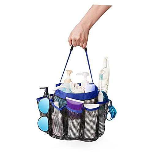 Healeved 8 Badezimmer-Taschen-Organizer Tote Bag Organizer aufbewahrungsbeutel travel Spielzeug aufbewahrungssack Netztaschen zur Aufbewahrung im Badezimmer Oxford-Aufbewahrungstaschen Blue von Healeved