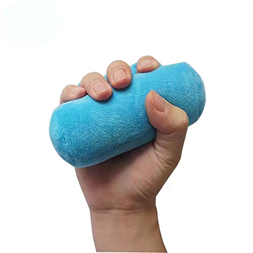 Healthman Fingertrainer mit weichem Griff, Ball und Handtrainer für Kraft, Therapieball für Handkrämpfe und Erholung (blau) von Healthman