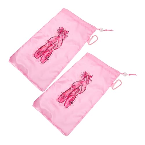 Healvian 2 Stück Aufbewahrungstasche Für Tanzschuhe Schuhbeutel Aufbewahrungstasche Mit Kordelzug Turnbeutel Für Mädchen Spitzenschuh-balletttasche Tasche Für Damen-Ballettschuhe Netz Rosa Healvian 2 Stück Aufbewahrungstasche Für Tanzschuhe Schuhbeutel Aufbewahrungstasche Mit Kordelzug Turnbeutel Für Mädchen Spitzenschuh-balletttasche Tasche Für Damen-Ballettschuhe Netz Rosa von Healvian