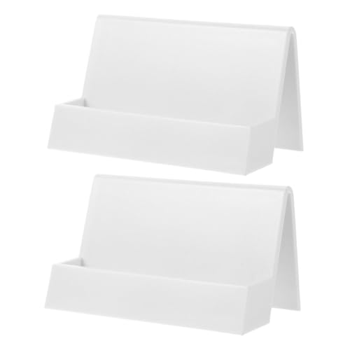 Healvian 2pcs Visitenkartenorganisator -Schreibtisch Name Karten Anzeige Ständer Visitenkarten Stand Desktop -karteninhaber Für Ausstellung Healvian 2pcs Visitenkartenorganisator -Schreibtisch Name Karten Anzeige Ständer Visitenkarten Stand Desktop -karteninhaber Für Ausstellung von Healvian