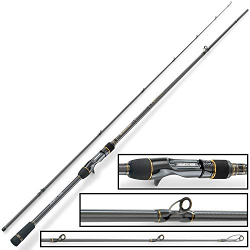 Hearty Rise Evolution III Cast 662 MC 1,99m 5-18g - Baitcaster Rute zum Barschangeln, Barschrute, Jigrute zum Raubfischangeln, Raubfischrute Hearty Rise Evolution III Cast 662 MC 1,99m 5-18g - Baitcaster Rute zum Barschangeln, Barschrute, Jigrute zum Raubfischangeln, Raubfischrute von Hearty Rise
