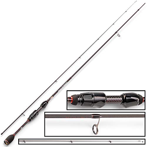 Hearty Rise Rock n Force 662 UL 1,98m 0,7-7g - Ultra Light Spinnrute für Forellen & Barsche, Forellenrute, Barschrute, Spoonrute Hearty Rise Rock n Force 662 UL 1,98m 0,7-7g - Ultra Light Spinnrute für Forellen & Barsche, Forellenrute, Barschrute, Spoonrute von Hearty Rise