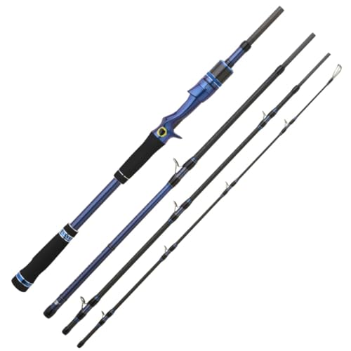 Hearty Rise Slash Monster BC 1,98m 10-60g - Baitcaster Reiserute zum Spinnfischen, Hechtrute, Spinnrute für Peacocks Hearty Rise Slash Monster BC 1,98m 10-60g - Baitcaster Reiserute zum Spinnfischen, Hechtrute, Spinnrute für Peacocks von Hearty Rise