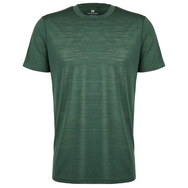 Heber Peak - MerinoMix150 PineconeHe. T-Shirt - Merinoshirt Gr 4XL grün/oliv von Heber Peak